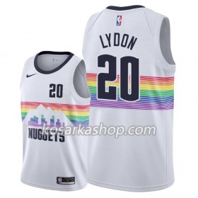Dres Denver Nuggets Tyler Lydon 20 Nike 2018-19 City Edition Bijela Swingman